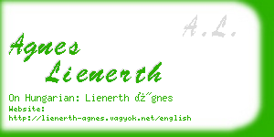 agnes lienerth business card